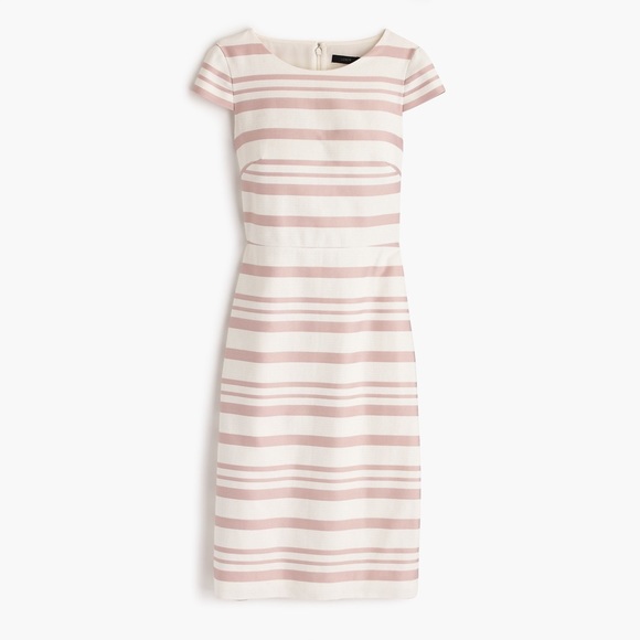 J. Crew Dresses & Skirts - J. Crew Double Stripe Cap Sleeve Dress